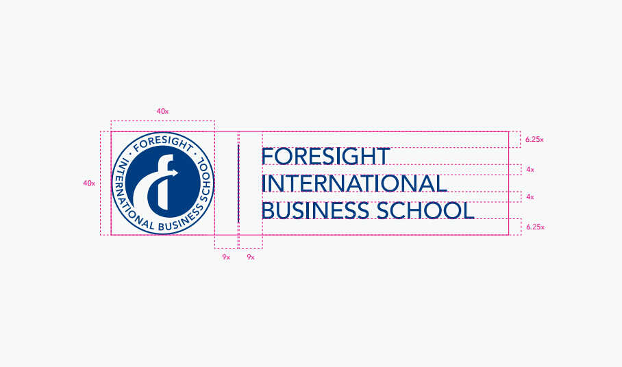 复策国际商学院logo设计规范
