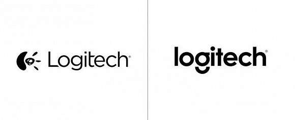 Logitech 新旧logo设计对比