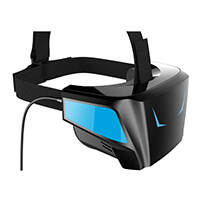 灯虚拟现实头盔，具超低延时及头部跟踪等特点