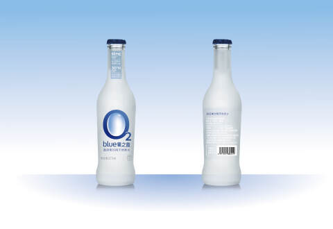 矿泉水包装设计:饮用水包装设计公司-神马泉氧之蓝高端水